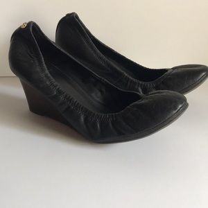 TORY BURCH Leather Wedges